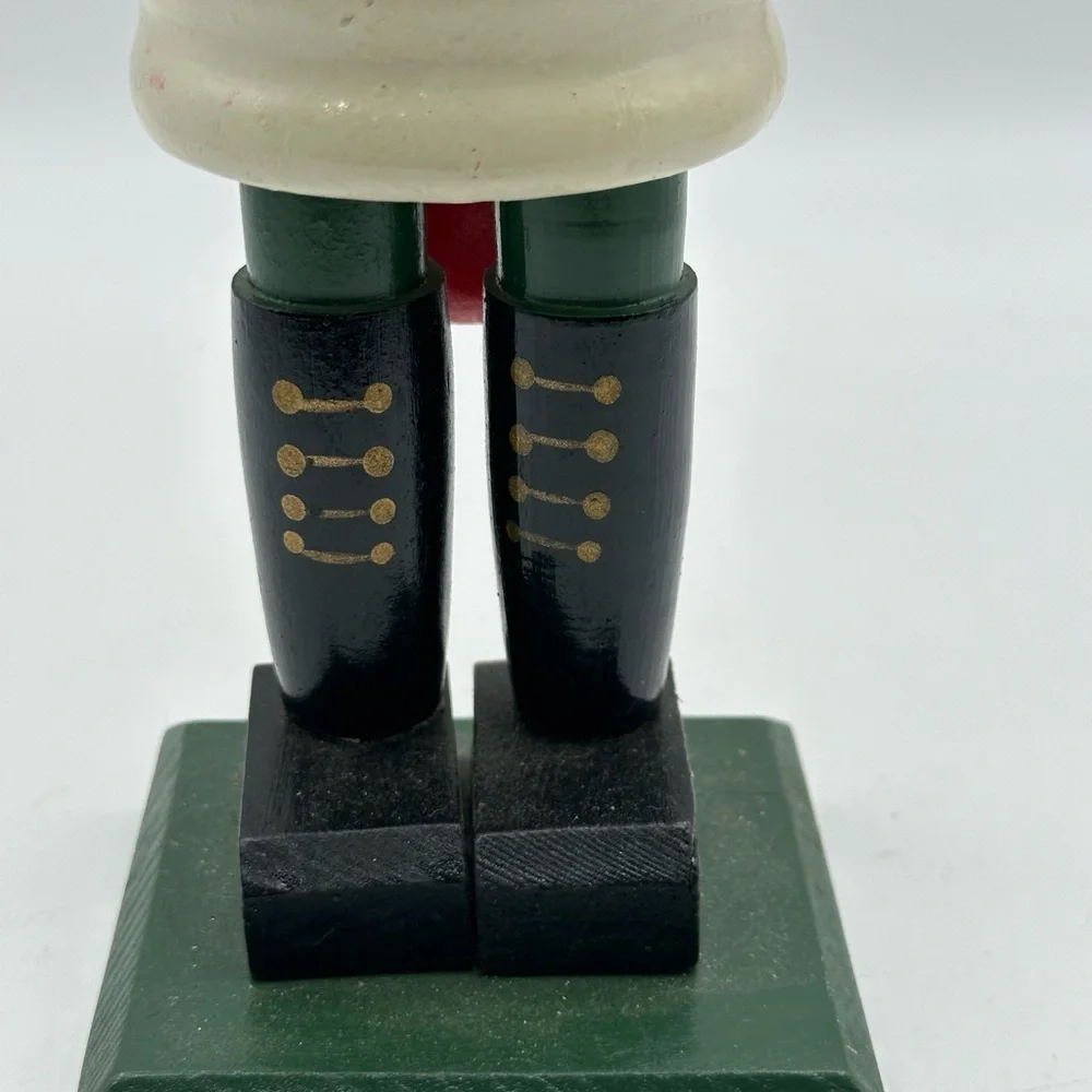 Holiday Christmas Police Soldier Guard Figure Nutcracker Ballet Wooded Stand 14”